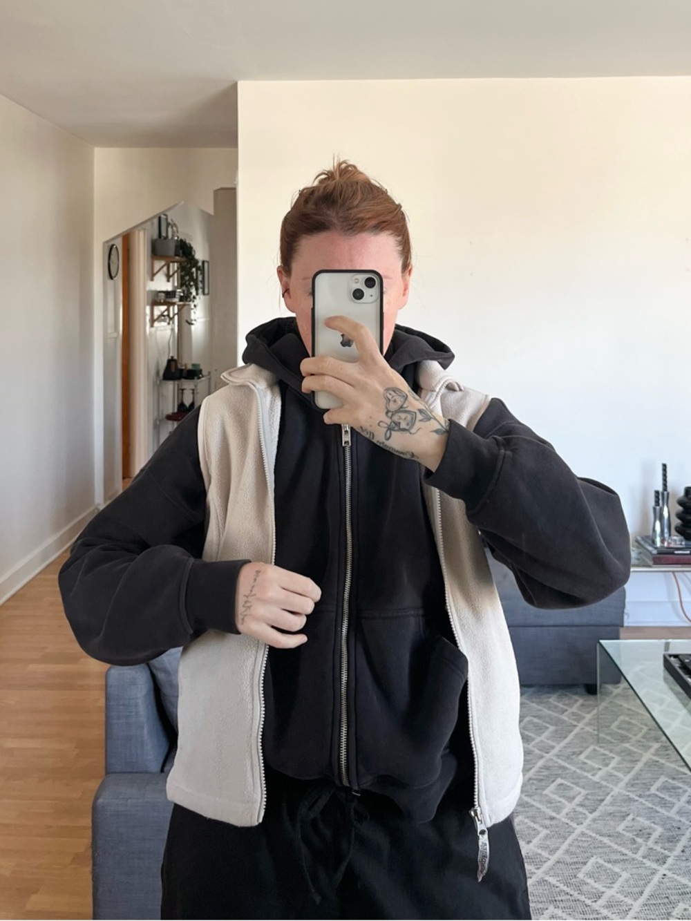 vintage fleece vest